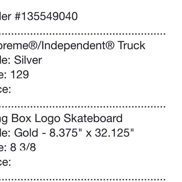 SS22 SUPREME BLING LOGO SKATEBOARD SET - Picture 5 of 5